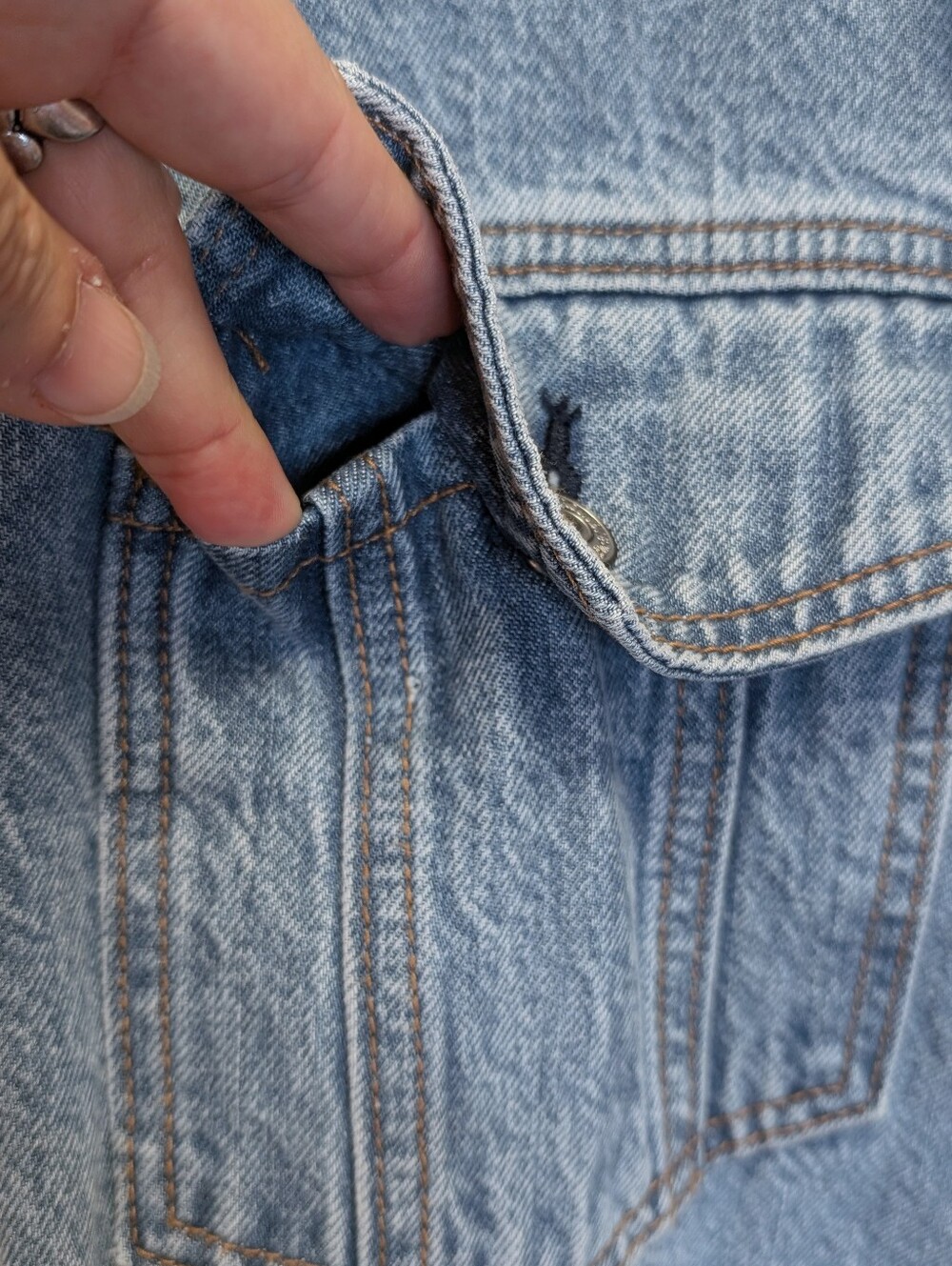 Abercrombie & Fitch '90S Relaxed Denim Utility Jumpsuit Belted Wide Leg L - Picture 10 of 16